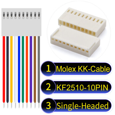 Molex KK-Cable KF2510 10-Pin Single-Headed PVC Cable