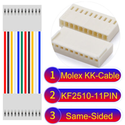 Molex KK-Cable KF2510 11-Pin Same-Side-Head PVC Cable