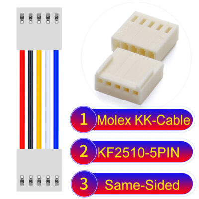 Molex KK-Cable KF2510 5-Pin Same-Side-Head PVC Cable