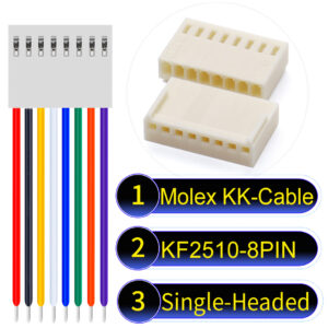 Molex KK-Cable KF2510 8-Pin Single-Headed PVC Cable
