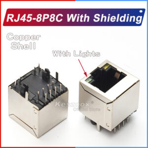 Shielded RJ45-8P8C Ethernet Connector for stable networks